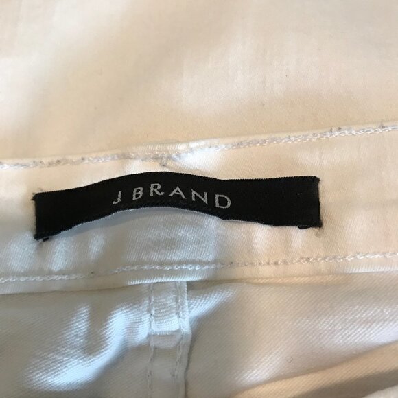 J Brand White Distressed Jeans Size 32 - Picture 8 of 9